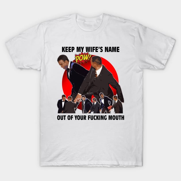 wow will smith slap chris rock T-Shirt by RANS.STUDIO